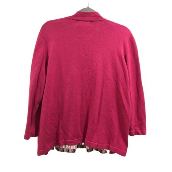 Women's XL Cardigan Sweater Shirt One Piece Alfred Dunner Long Sleeve - Picture 2 of 3